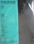 Шринк Пластик - Shrink Plastic, черный, 1 лист