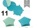 Набор картонных заготовок 002, ТМ Fabrika Dekoru, 6 штук, 70 мм, выбор цвета