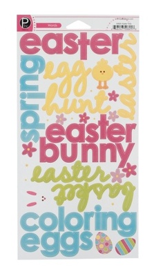 Наклейки - American Crafts - Easter Time Words