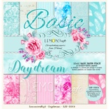 Набор скрапбумаги LemonCraft - Daydream Basic, фоновые дизайны, 30х30 см,  с бонусом