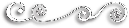 Нож для вырубки от Memory Box - Curly Q Border
