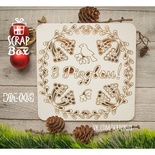Чипборд ScrapBox - Рябинка З новим роком Hh-005