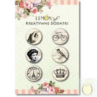 Фишки LemonCraft - Vintage1, на клеевой основе