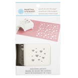 Фигурный дырокол для всей страницы Martha Stewart - Heartbeat Pattern Punch All Over the Page - Сердечки