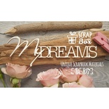 Чипборд ScrapBox - Надпись My Dreams №2