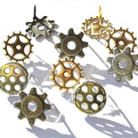 Набор брадсов Eyelet Outlet - Gear Brads, 12 штук