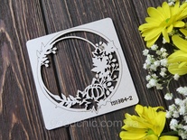 Чипборд рамка осень от WOODchic, 9х9,5 см