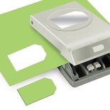 Фигурный дырокол EK Tools - Tag Large Punch