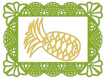 Лезвие Hawaiian Luau Doily Frame от Cheery Lynn Designs, 1 шт.