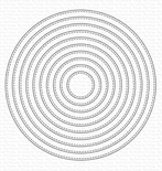 Лезвие My Favorite Things - A2 Stitched Circle STAX Die-namics, 10 штук