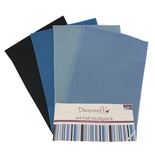 Набор отрезков фетра от Dovecraft - Felt Multiple Pack - Blues, 8 шт.