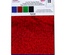Набор термотрансферных глиттерных листов Tulip® Fashion Glitter® Shimmer Transfer Sheets, 22х28 см, красный, синий, зеленый, черный, 4 листа