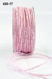 Шнурочек Paper Cord - Pink, цвет: розовый, ширина 2 мм, 90 см