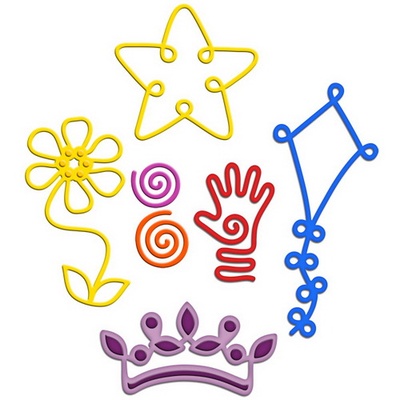 Лезвия от Spellbinders - Jewel Treasures, 7 шт