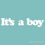 Чипборд от Вензелик - It's a boy, размер: 18*88 мм